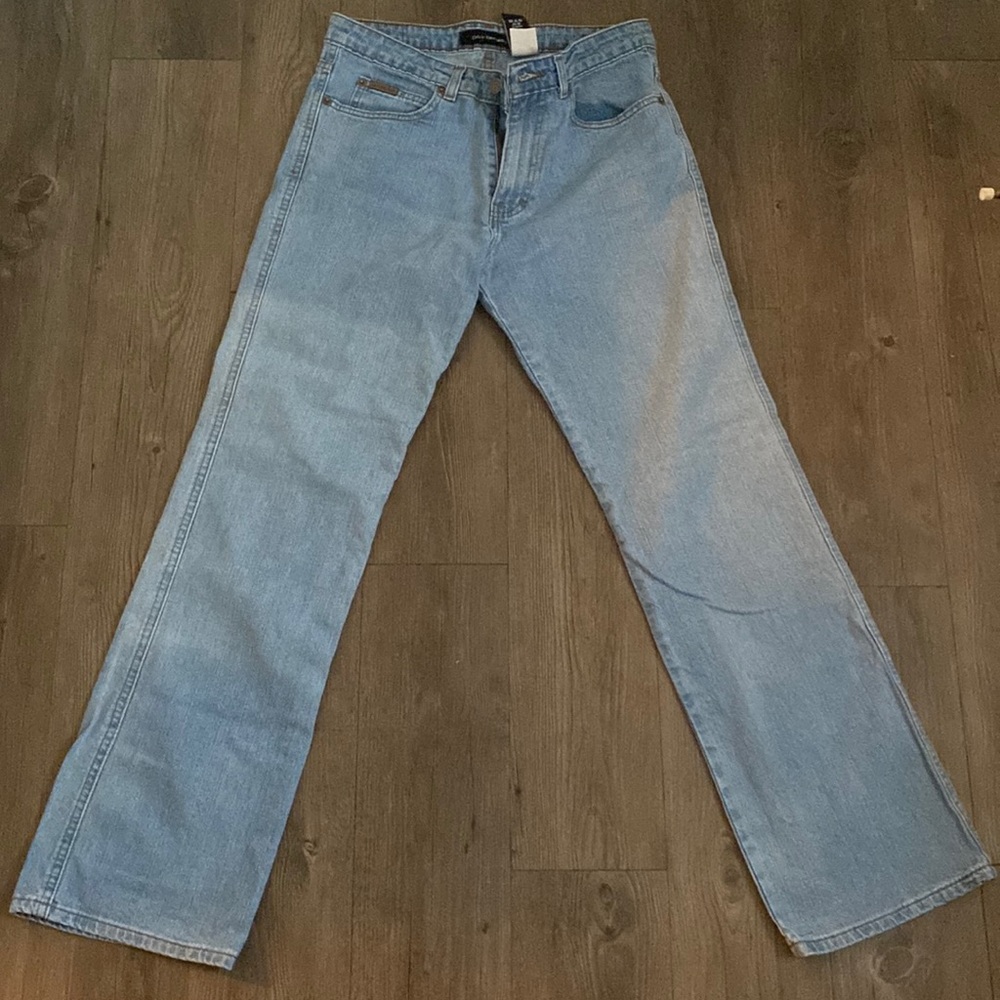 Calvin Klein- Light Wash Boot Cut Mom Jeans size 8